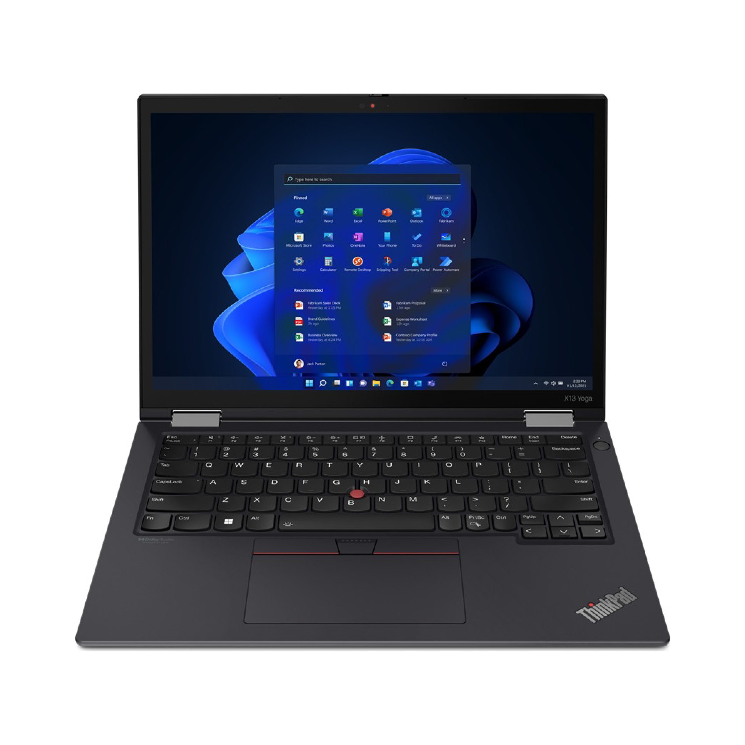 LENOVO THINKPAD X13 YOGA GEN3 - RAM 16GB - PROC I5 GEN12 - SSD 256GB - GRAF 8GB TOT - DISP 13.3" WQXGA TOUCH - USED