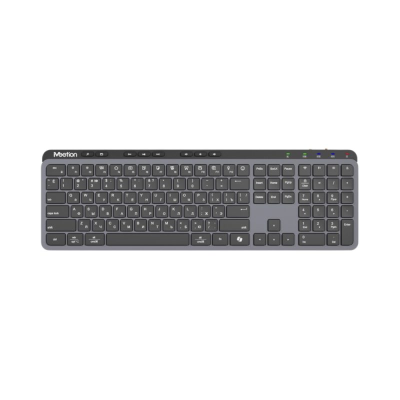 Meetion -WK330- 2.4G+Bluetooth office Keyboard Black US