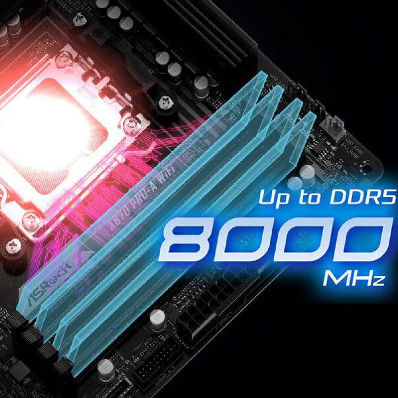 ASRock MOTHERBOARD X870 PRO-A WIFI NEW thumbnail 5