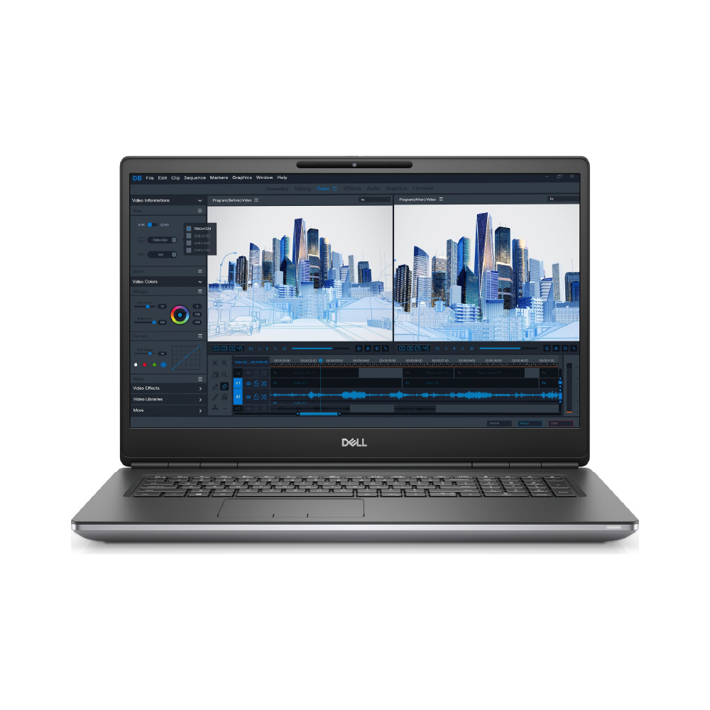DELL PRECISION 7750 - RAM 32GB DDR4 - PROC I7 GEN10 - SSD 512GB - GRAF RTX 3000 6GB DED- DISP 17''3 FHD - USED