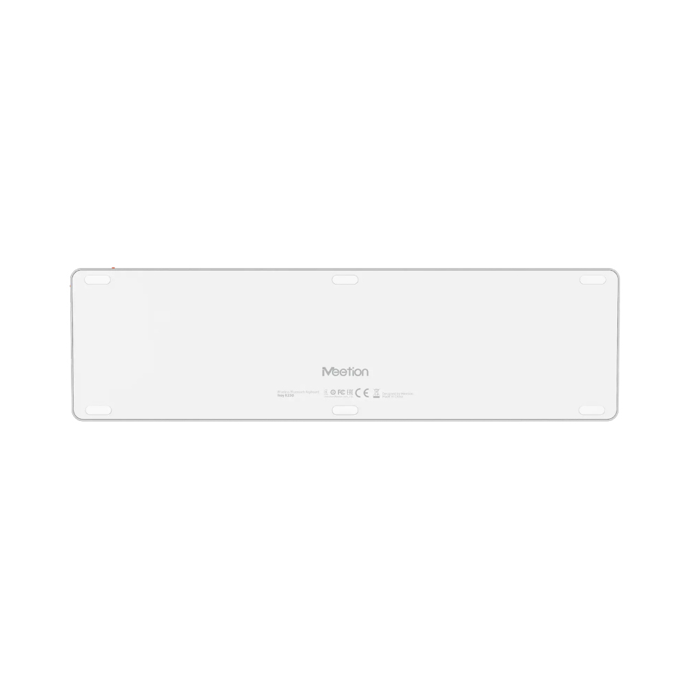 Meetion -K230MW- 2.4G+Bluetooth Keyboard White US