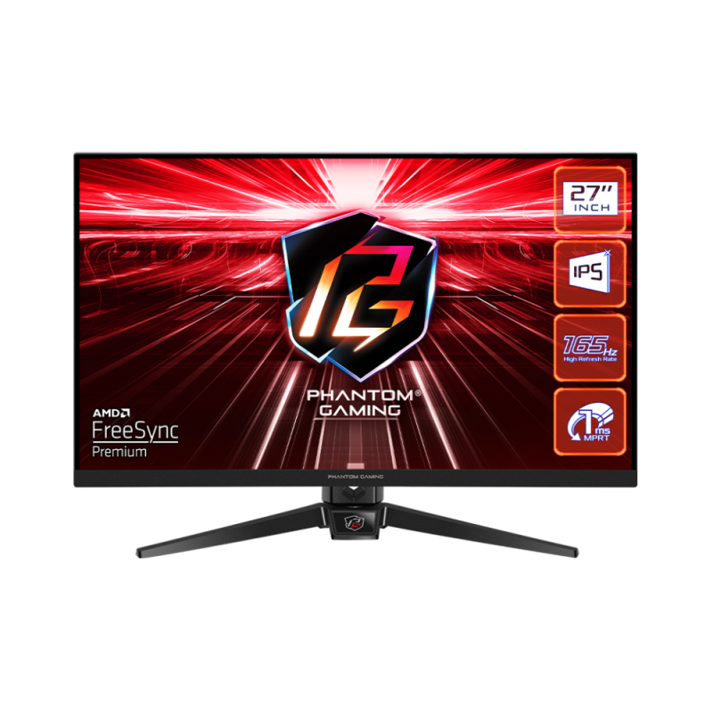 MONITOR GAMING ASROCK - PG27FF1A - 165Hz - 1ms - 27” FHD (1920x1080) Flat IPS Display