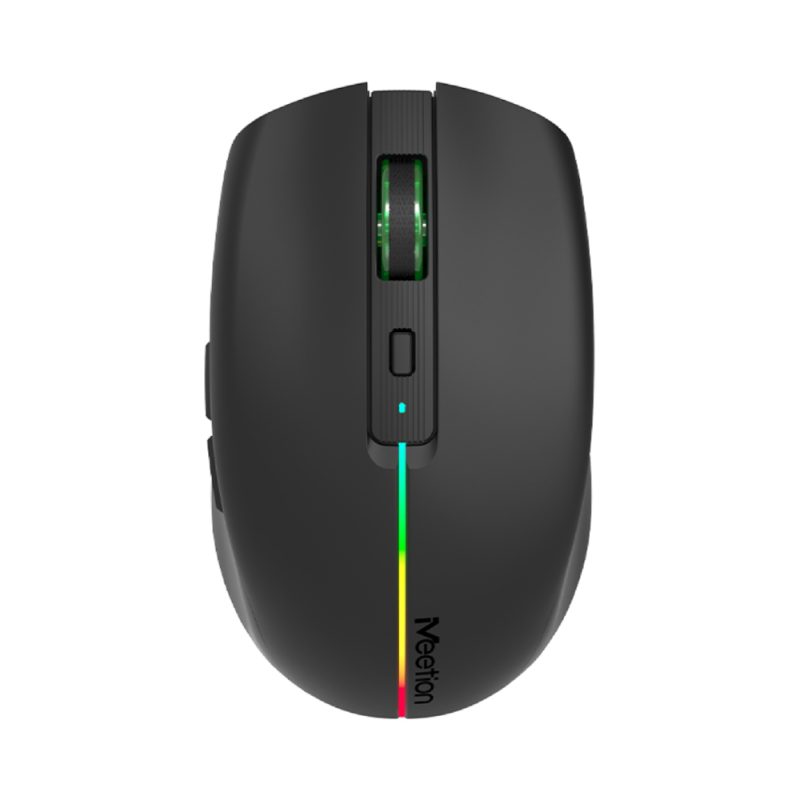 Meetion -Anywhere3- 2.4G+Bluetooth+Wired Office Mouse Black