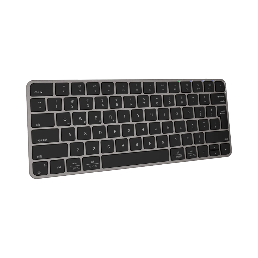 Meetion -K210GB- 2.4G+Bluetooth Keyboard GREY BLACK US