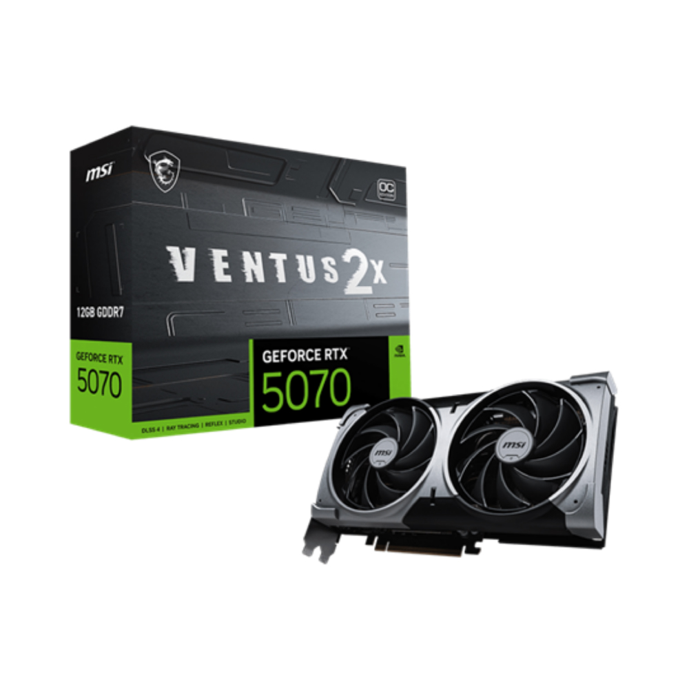 KARTE GRAFIKE - MSI GeForce RTX 5070 12G VENTUS 2X OC 12GB GDDR7