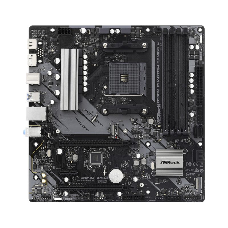 ASRock MOTHERBOARD AMD AM4 ATX - B550M PHANTOM GAMING 4