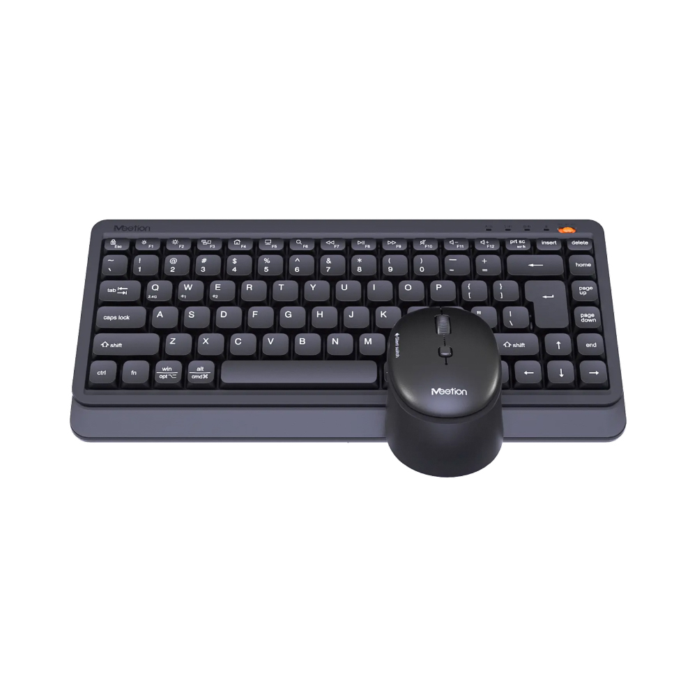 Meetion -Mini5000- 2.4G+Bluetooth 2-in-1 Combo(keyboard+mouse) Black US