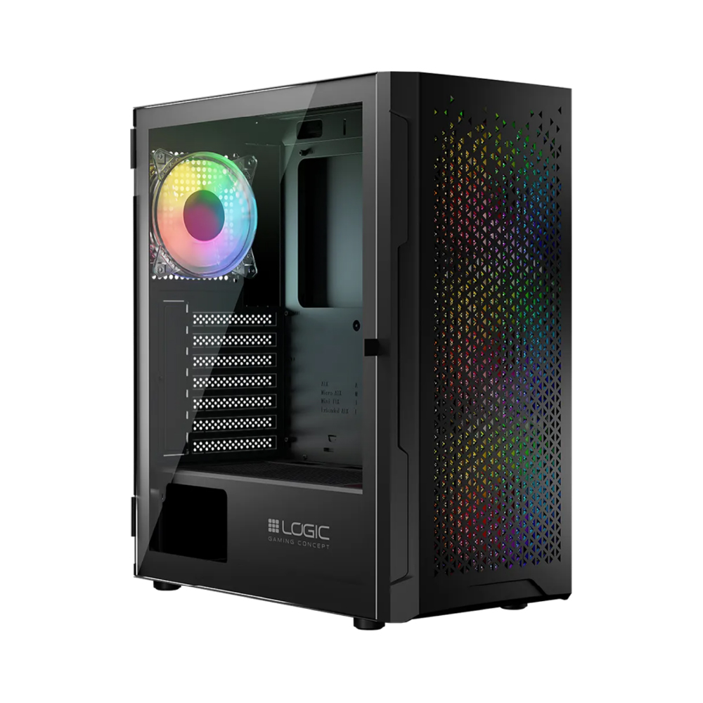 PC GAMING - LOGIC ARAMIS - 700W - B550M-HDV - RAM 16GB DDR4 - NVME 512GB - PROC RYZEN5 6 TRAY 5600X - COOLER MULTI - RTX 5060 8GB - NEW