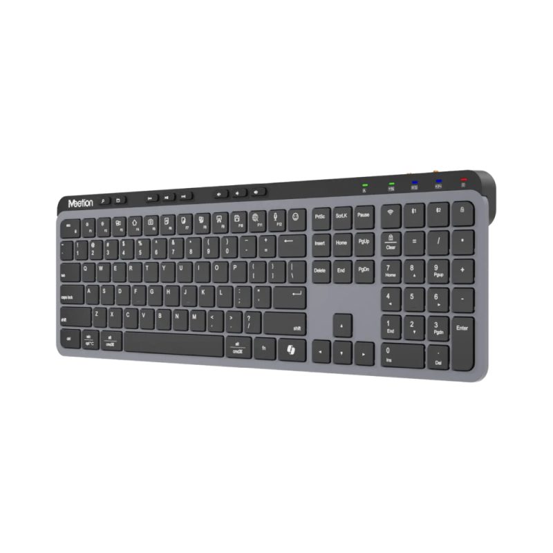 Meetion -WK330- 2.4G+Bluetooth office Keyboard Black US