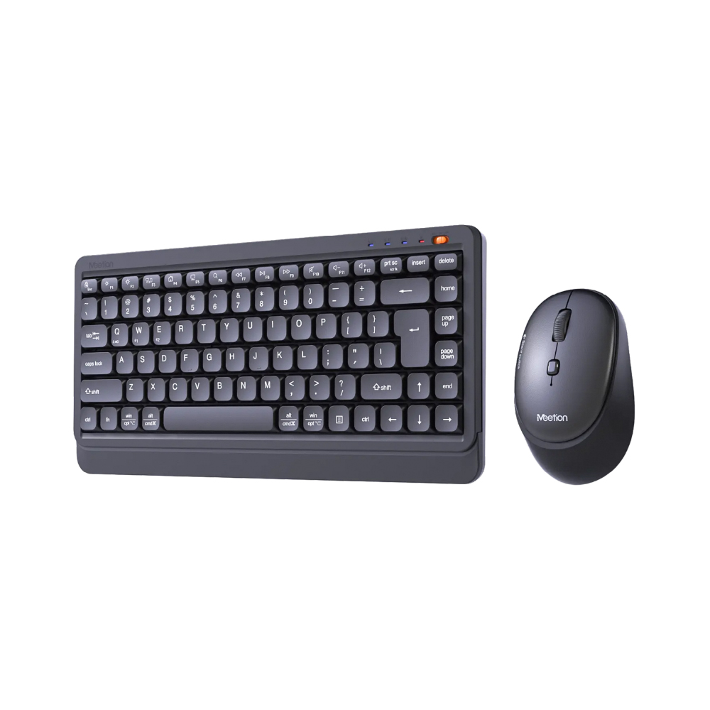 Meetion -Mini5000- 2.4G+Bluetooth 2-in-1 Combo(keyboard+mouse) Black US