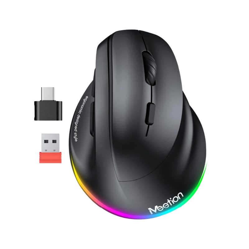 Meetion -R390- 2.4G Wireless Vertical Mouse