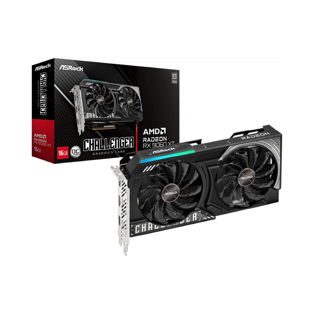 KARTE GRAFIKE Asrock RX 9060XT CHALLENGER 16GB