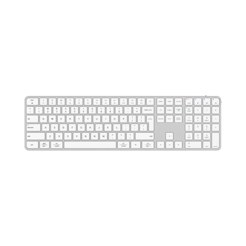 Meetion -K230MW- 2.4G+Bluetooth Keyboard White US