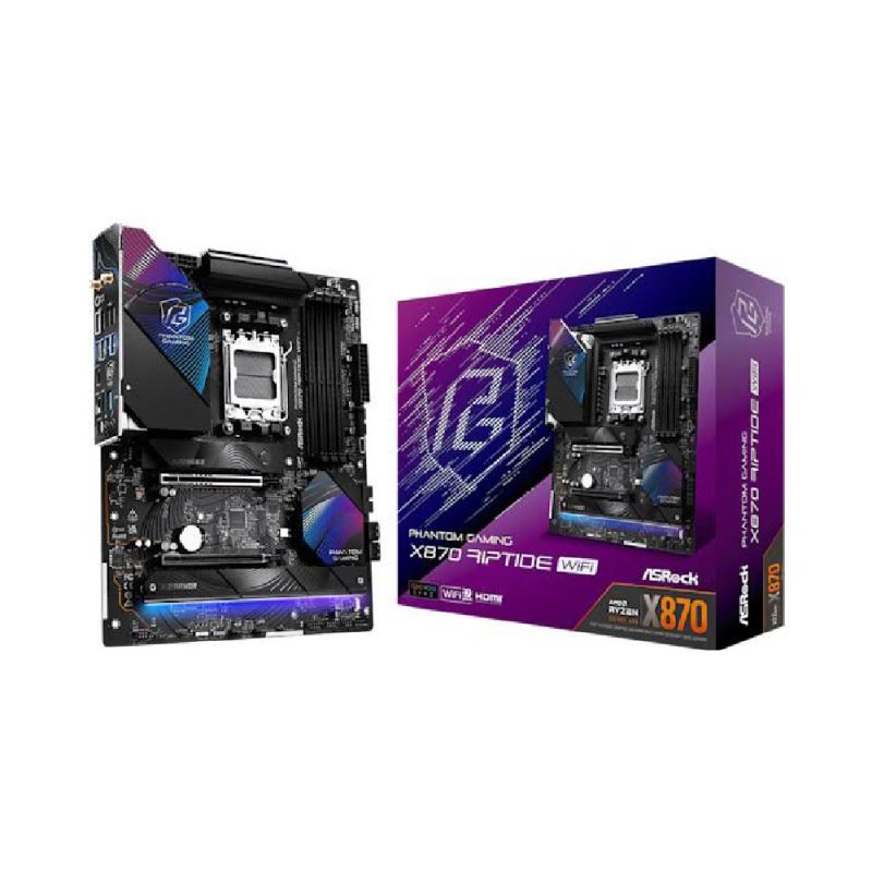 ASRock MOTHERBOARD AMD AM5 ATX - X870 RIPTIDE WIFI
