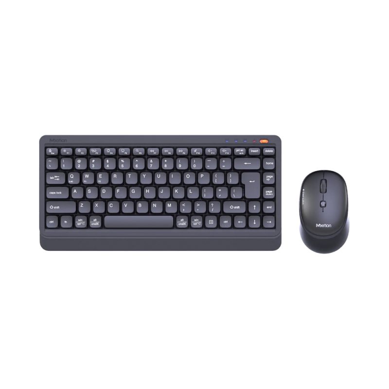 Meetion -Mini5000- 2.4G+Bluetooth 2-in-1 Combo(keyboard+mouse) Black US