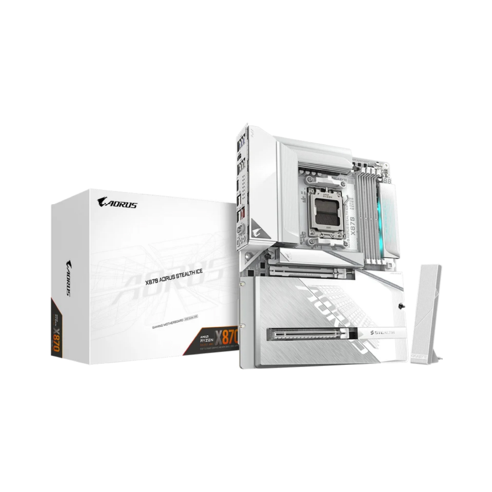 AORUS GAMING MOTHERBOARD X870 STEALTH ICE AM5