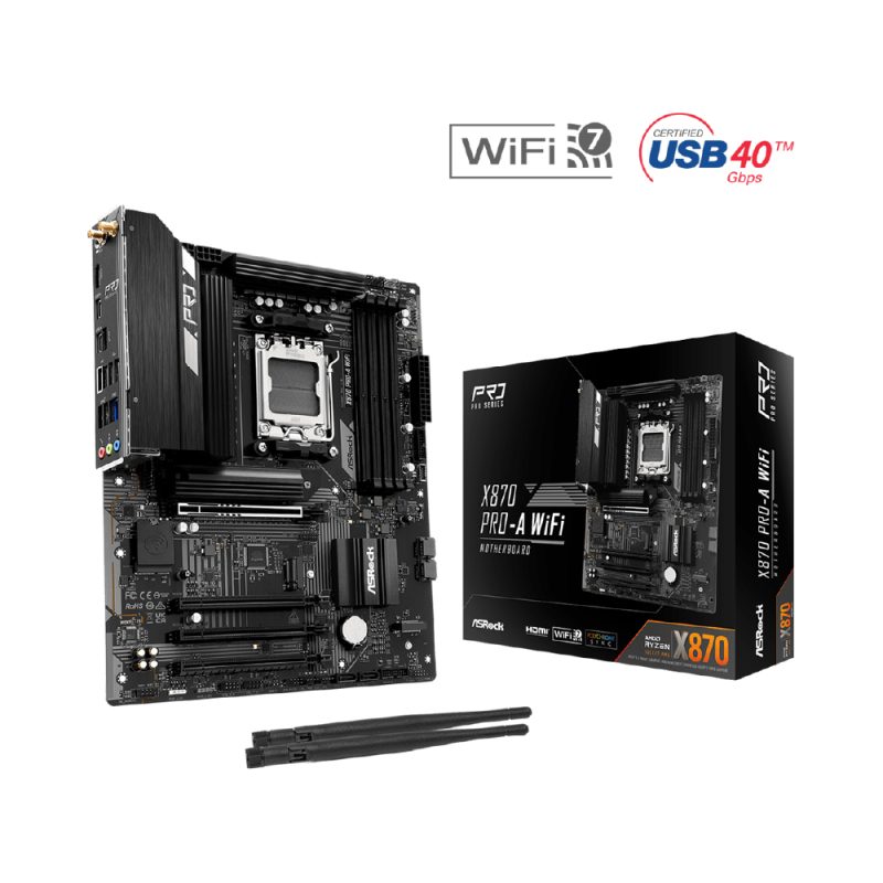 ASRock MOTHERBOARD X870 PRO-A WIFI