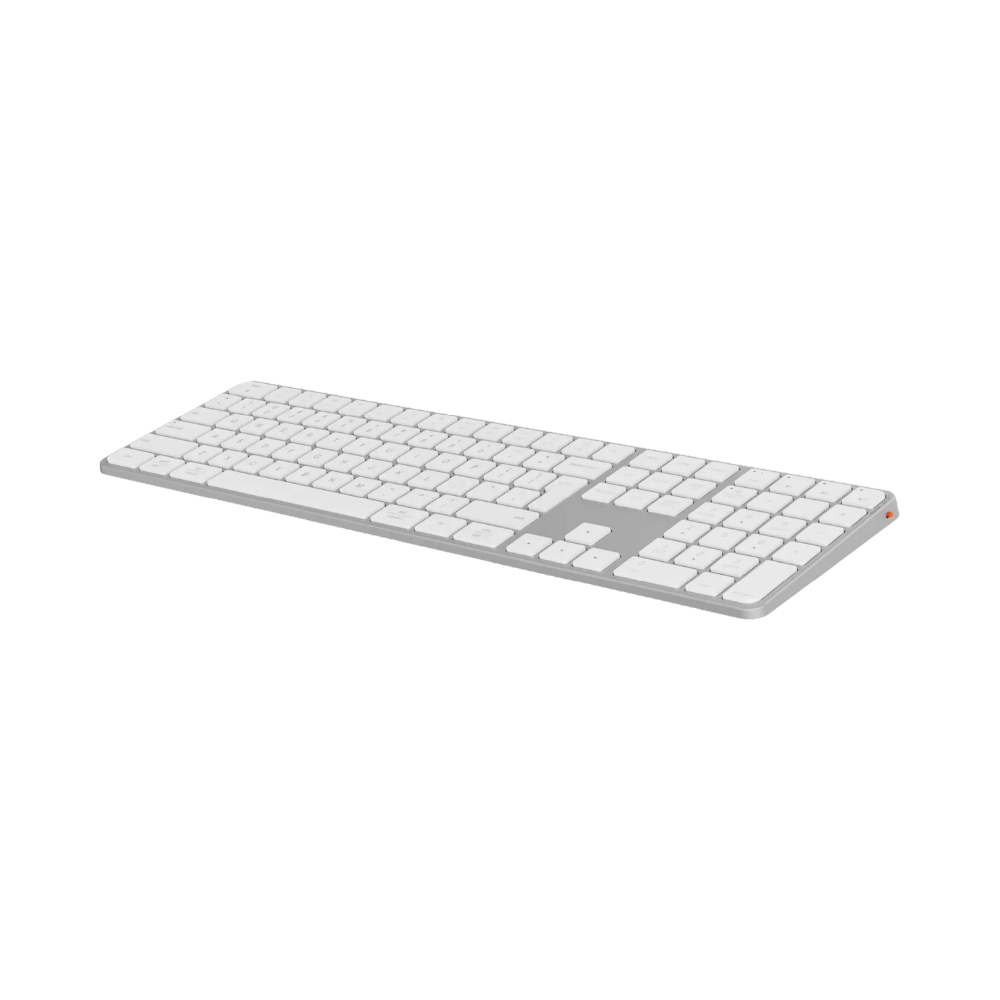 Meetion -K230MW- 2.4G+Bluetooth Keyboard White US