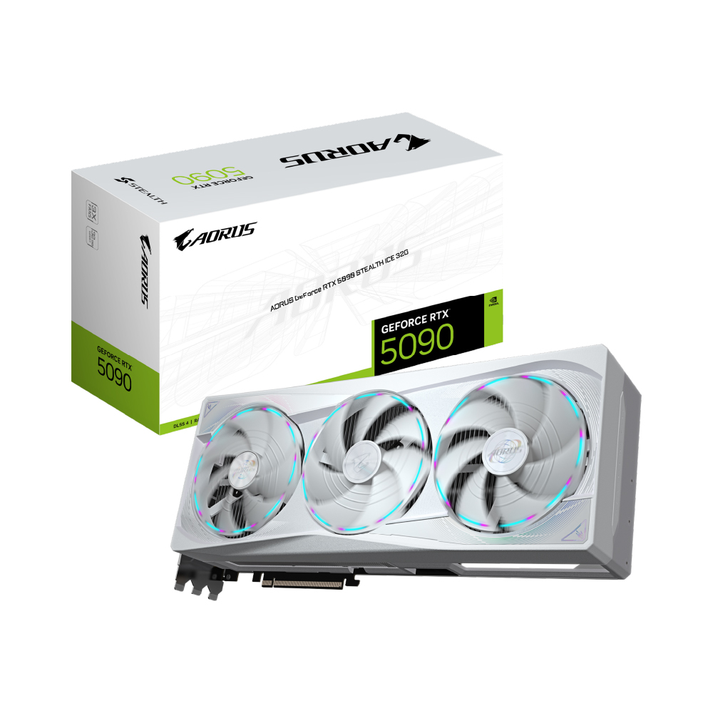 KARTE GRAFIKE AORUS GEFORCE RTX 5090 STEALTH ICE 32GB