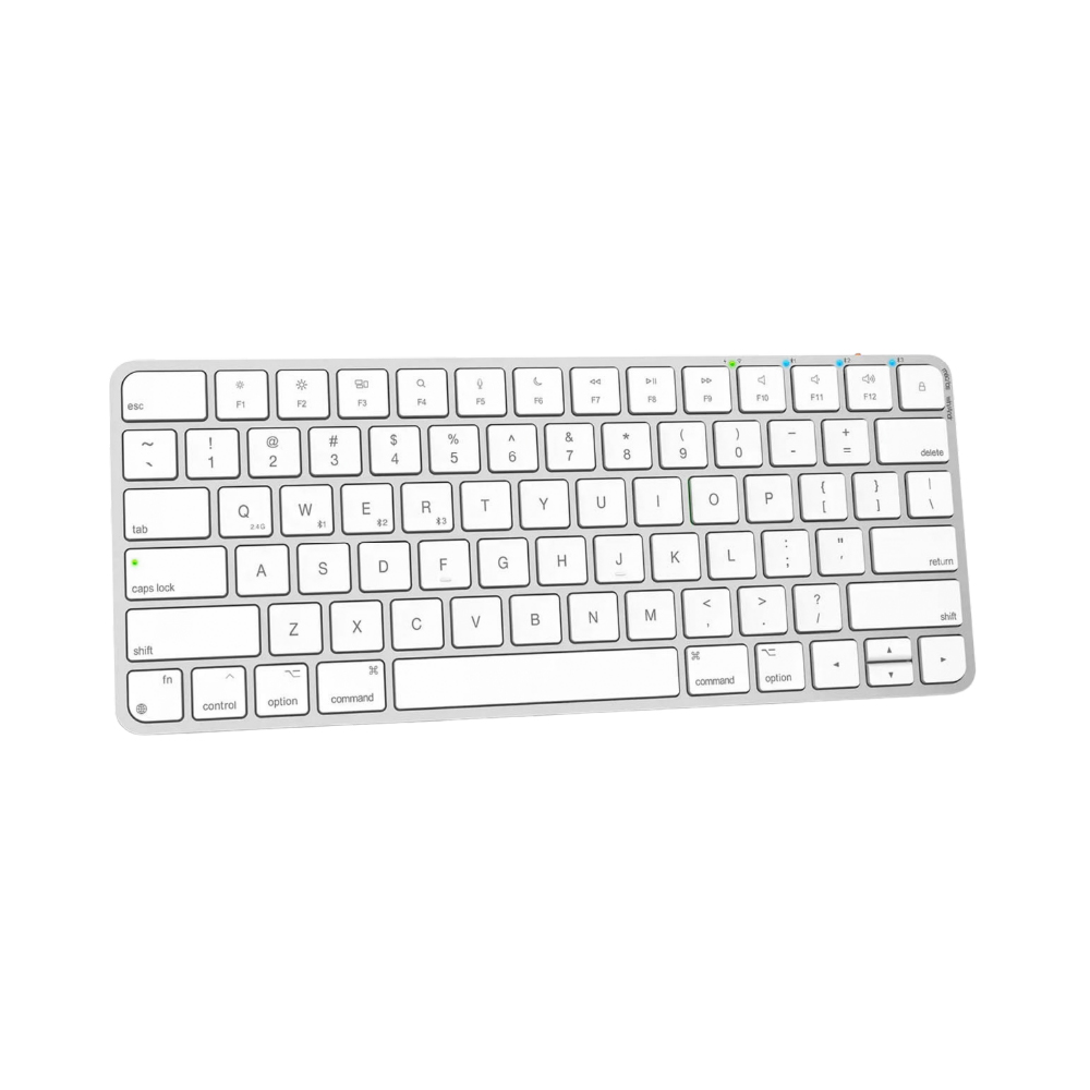Meetion -K210MW- 2.4G+Bluetooth Keyboard White US