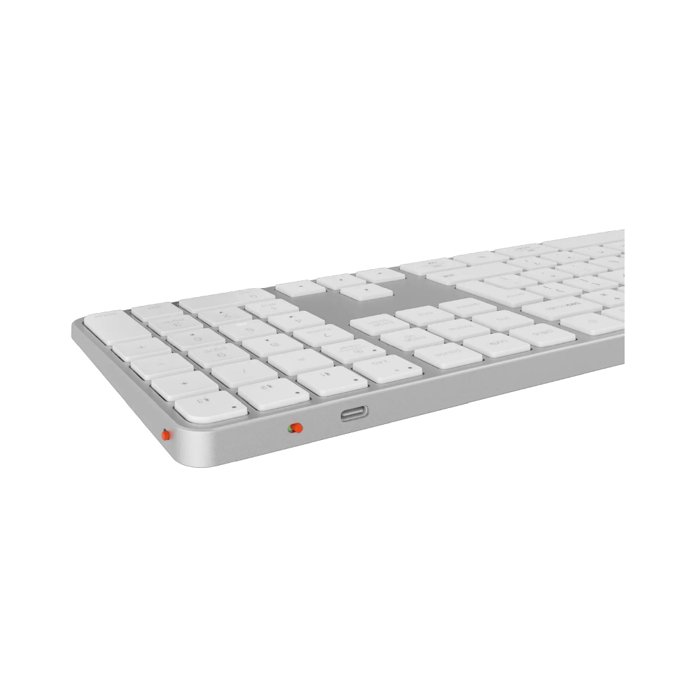 Meetion -K230MW- 2.4G+Bluetooth Keyboard White US