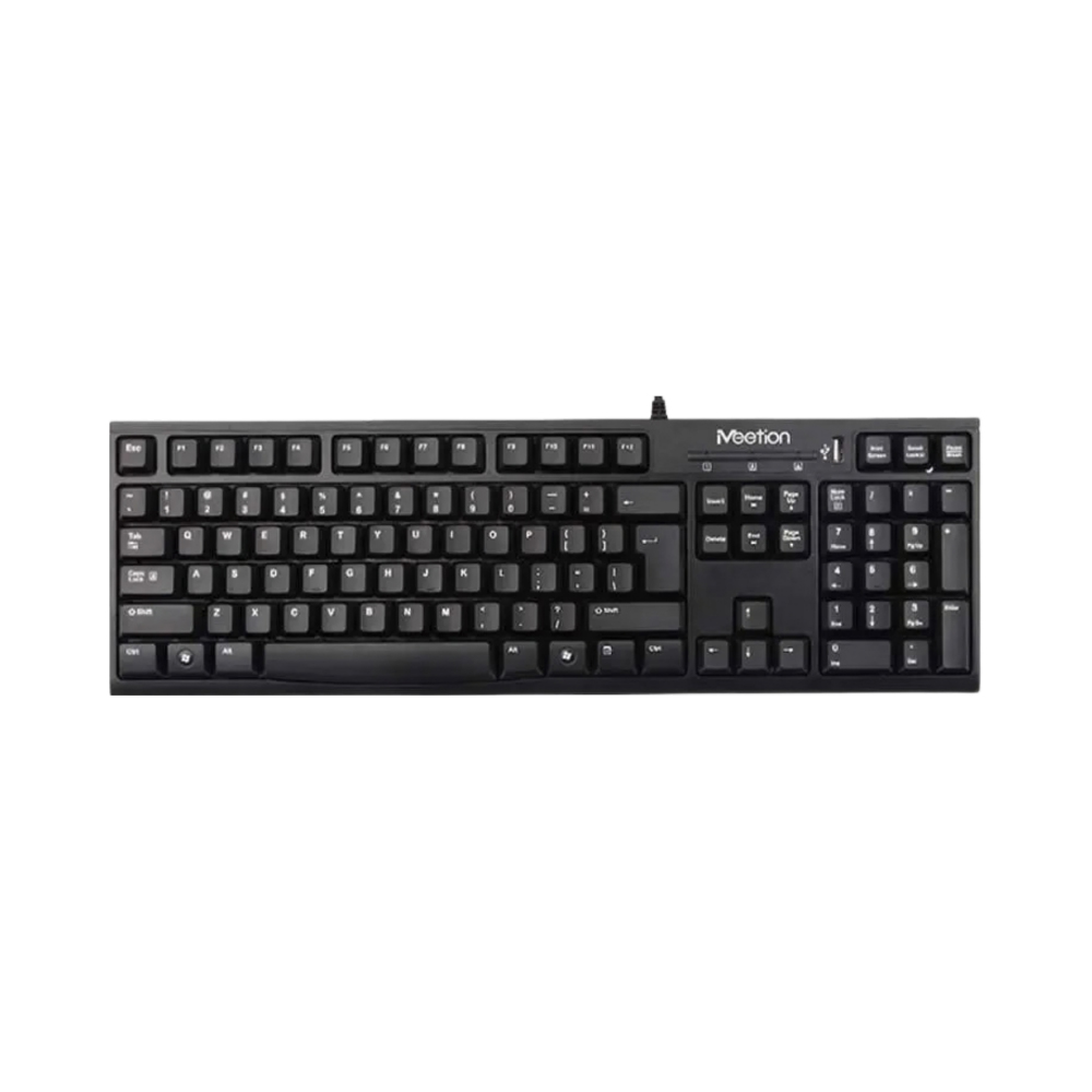 Meetion -K410- USB Wired keyboard Black US