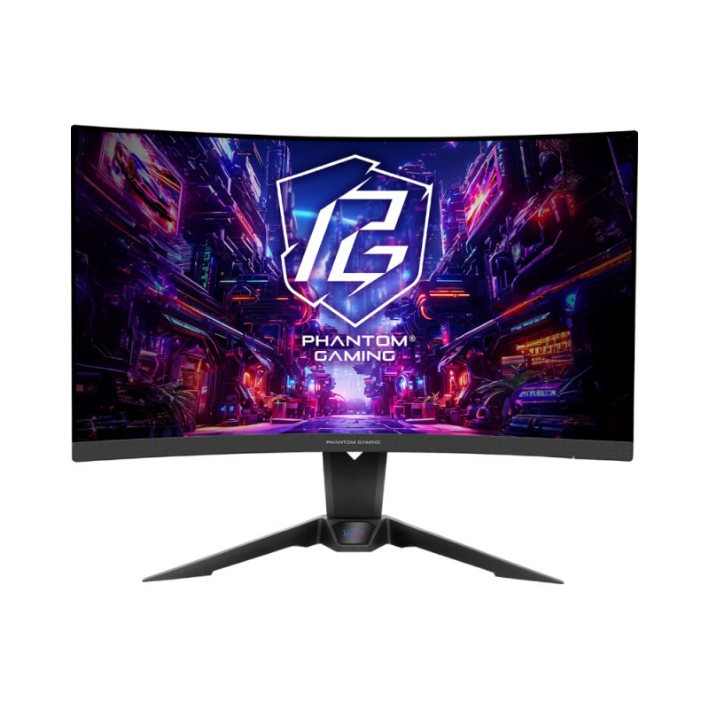 MONITOR ASROCK – PG27QRT2A QHD , Curved , 180HZ,DP,HDMI*2,SPK 27″