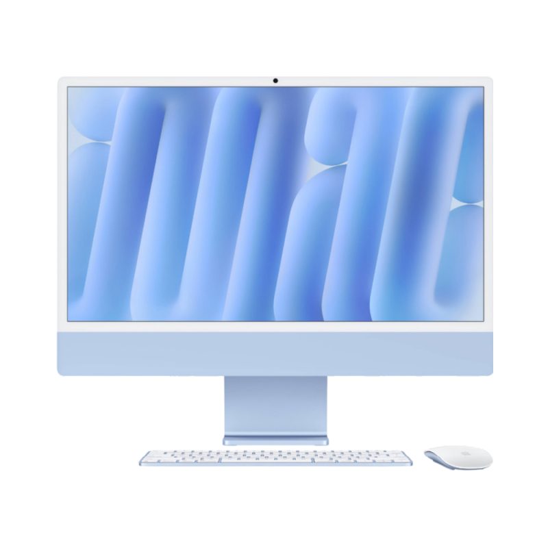 IMAC M3 – RAM 8GB – PROC M3 CHIP – SSD 256 GB – GRAF 8 CORE GPU – DISP 24″ 4.5 K BLUE