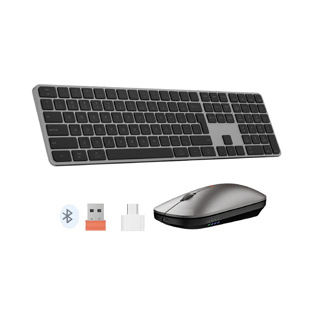 Meetion -C230MW- 2.4G+Bluetooth 2-in-1 Combo(keyboard+mouse) Black US