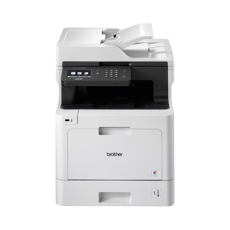 PRINTER, BROTHER, MFP, COLOR, LASER , A4, 31 PPM, ADF, DUPLEX, USB, WI-FI, NETWORK, DCP-L8410 CDW – NEW