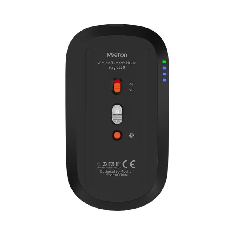 Meetion -C230MW- 2.4G+Bluetooth 2-in-1 Combo(keyboard+mouse) Black US