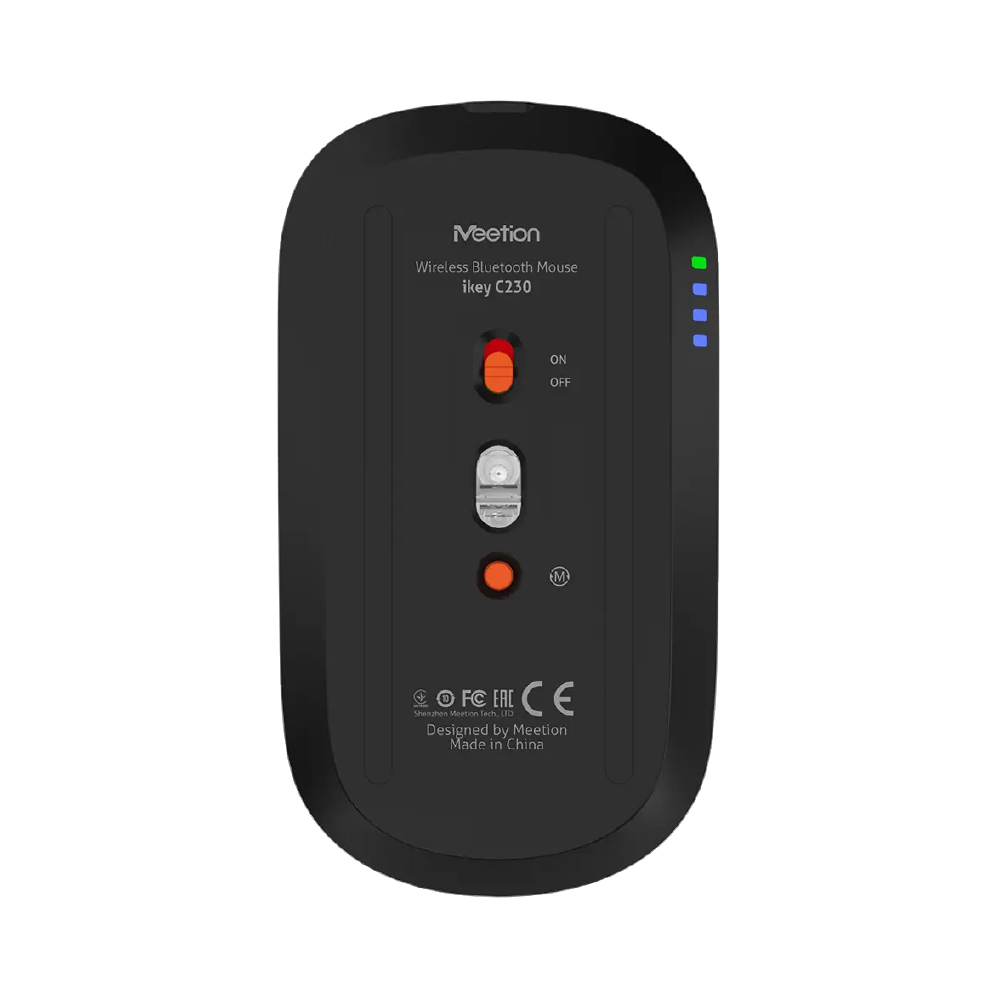 Meetion -C230MW- 2.4G+Bluetooth 2-in-1 Combo(keyboard+mouse) Black US