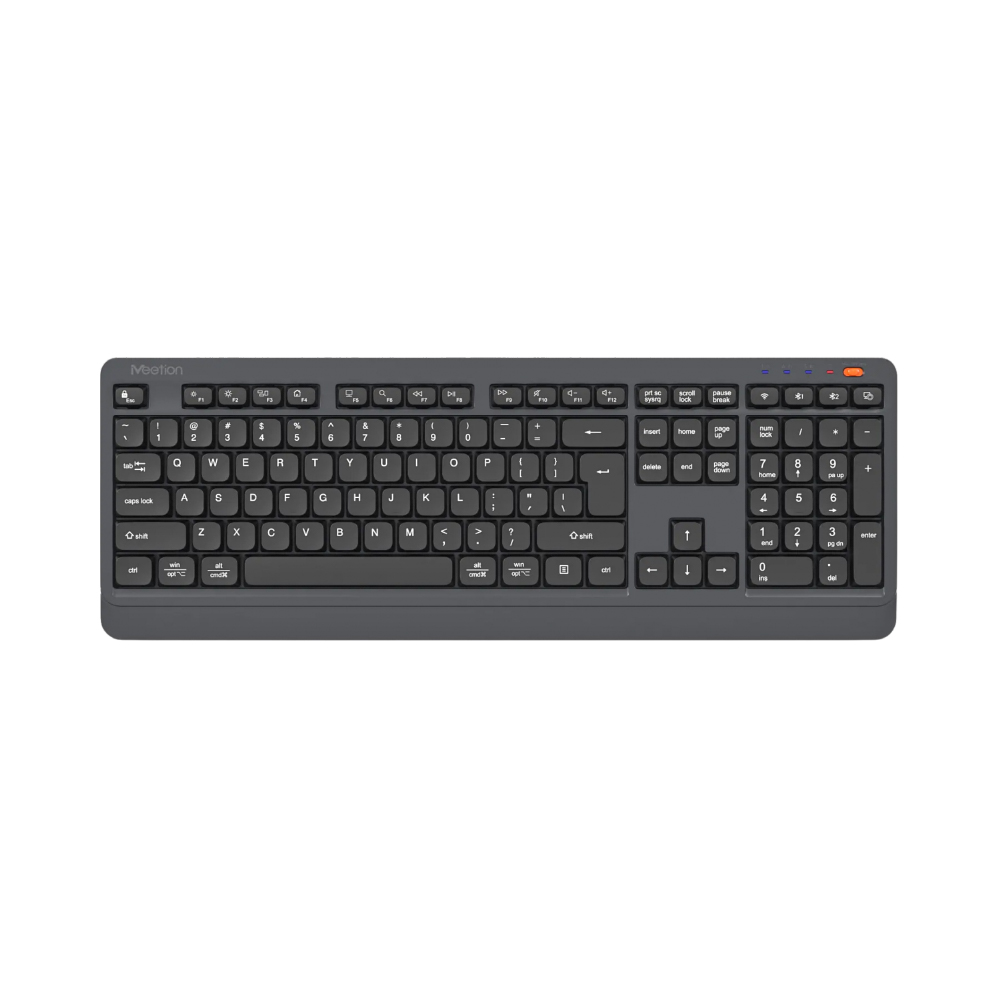 Meetion -BTK530- 2.4G+Bluetooth office keyboard Black US