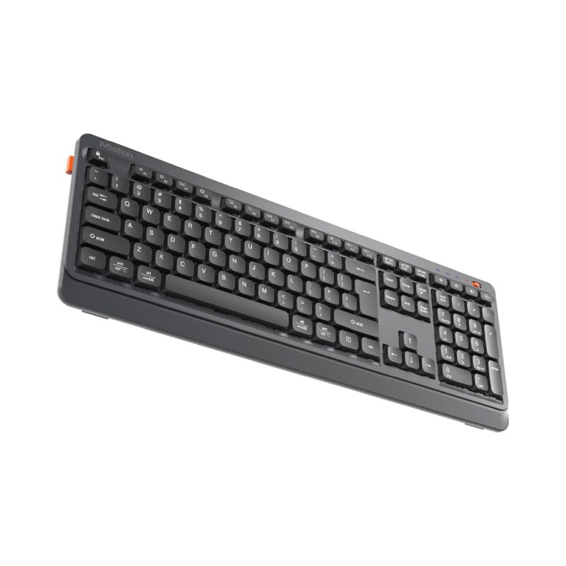 Meetion -BTK530- 2.4G+Bluetooth office keyboard Black US