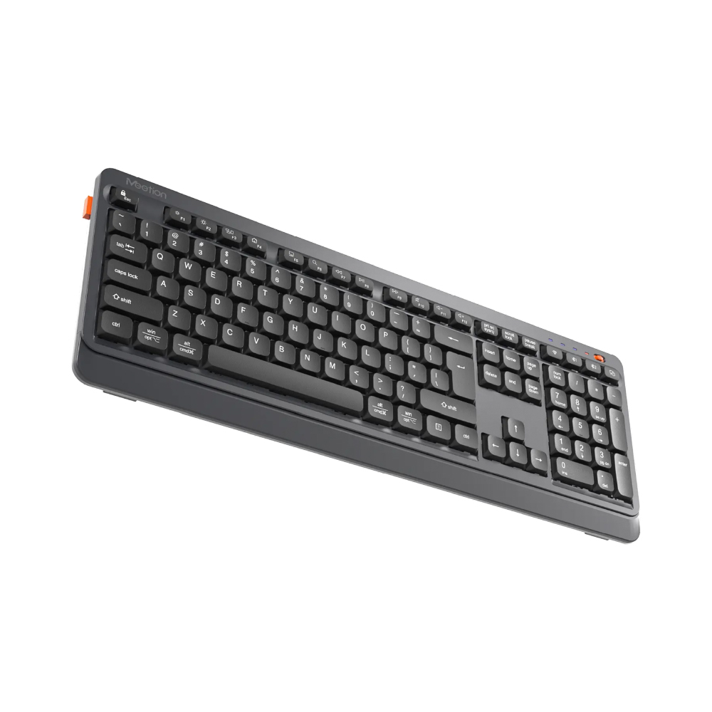 Meetion -BTK530- 2.4G+Bluetooth office keyboard Black US