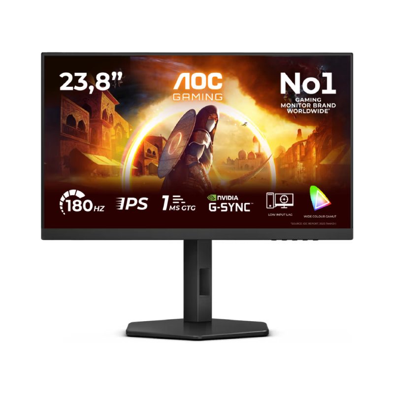 MONITOR AOC GAMING 23.8″ FHD 24G4X 1920 X1080 HDMI – NEW