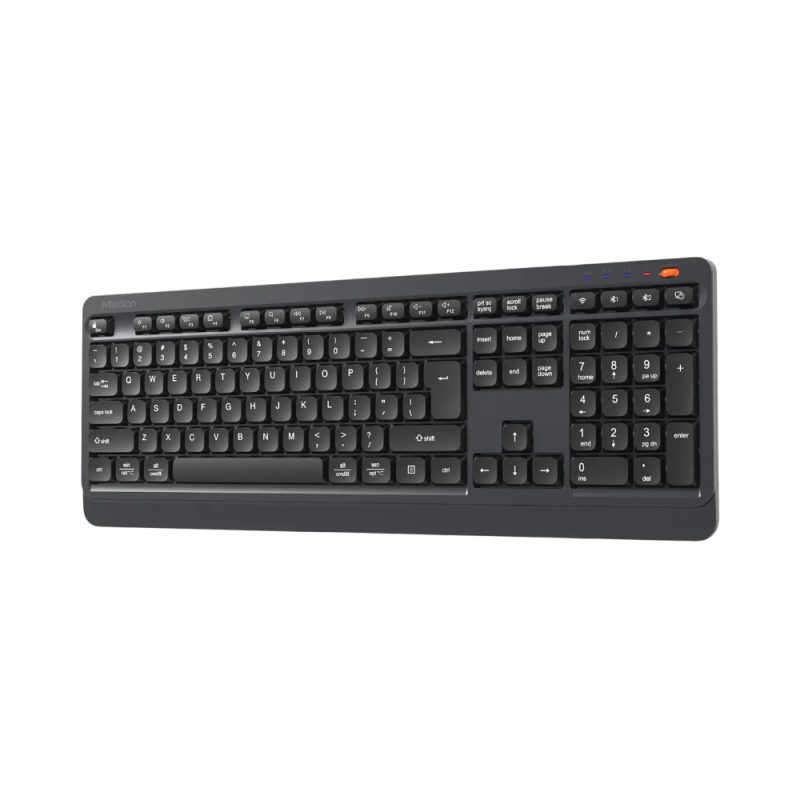 Meetion -BTK530- 2.4G+Bluetooth office keyboard Black US